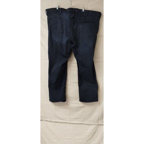 Old Navy Mens Jeans Denim Straight Leg Comfort 360 Stretch Dark Wash Blue 50X30 - Picture 2 of 10